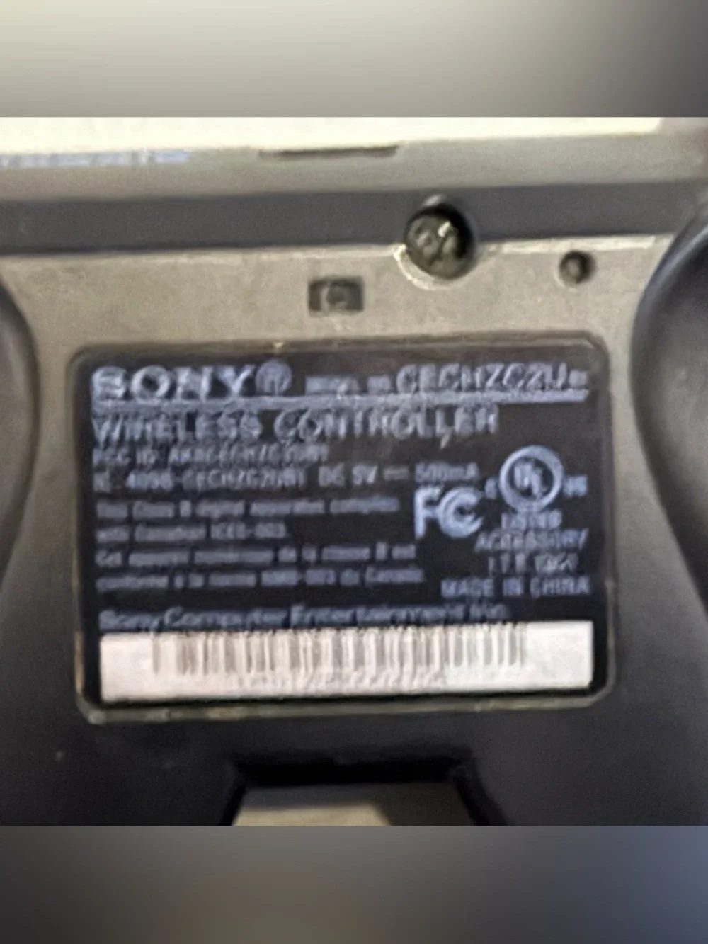 Sony PlayStation 3 Sixaxis Black DualShock Controller